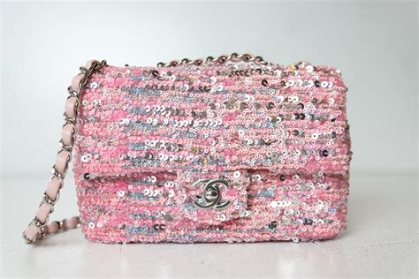 sequin chanel flap|CHANEL.